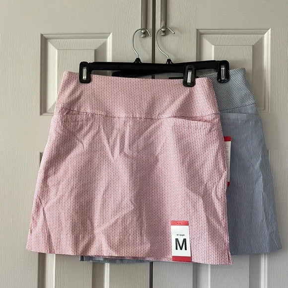 Set of Coral and Blue Women’s Skorts - Picture 1 of 8